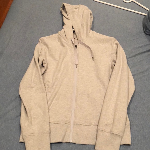 thin gray hoodie